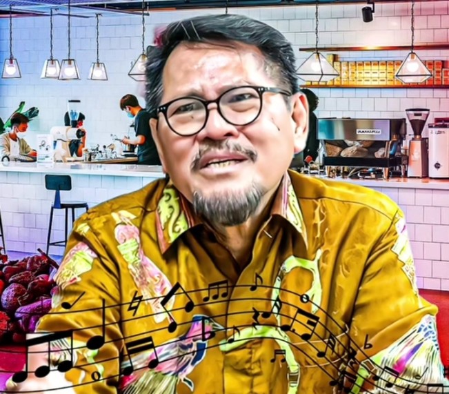 Ketua atau Lembaga Manahemen Kolektif Nasional (LMKN), Dharma Oratmangun. [Instagram]